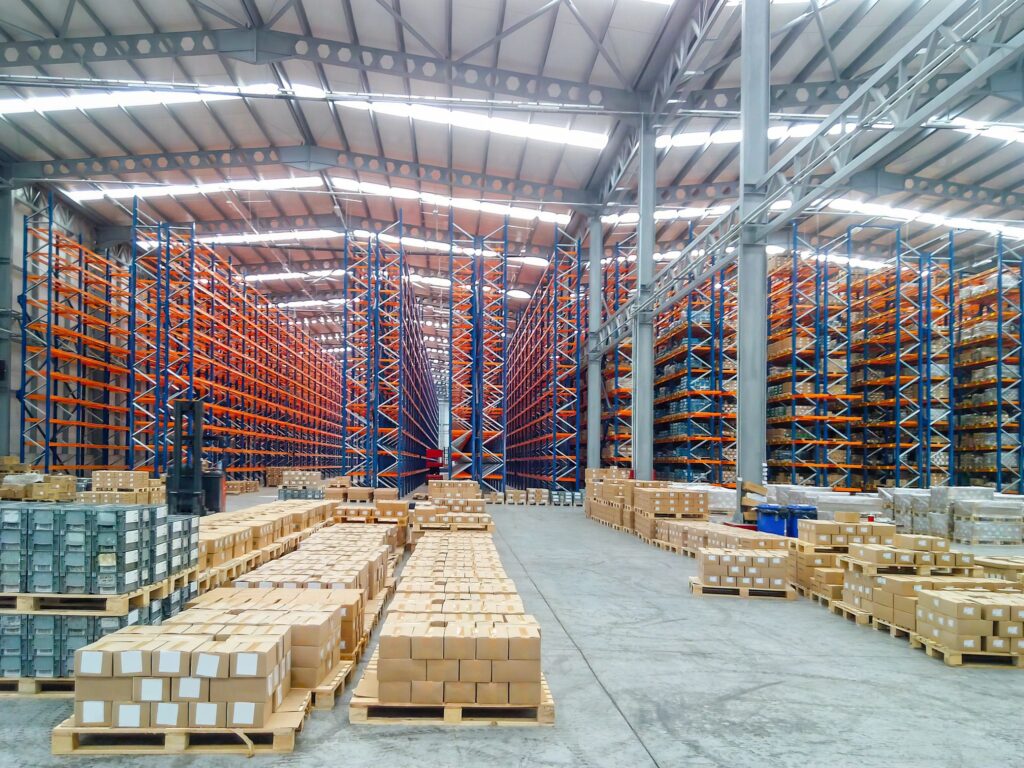 modern supply chain warehouse